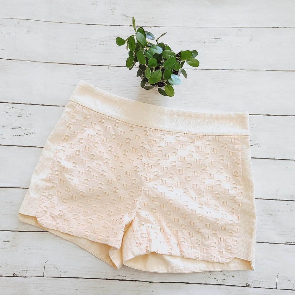 J. Crew Factory Eyelet and Basket Weave Shorts